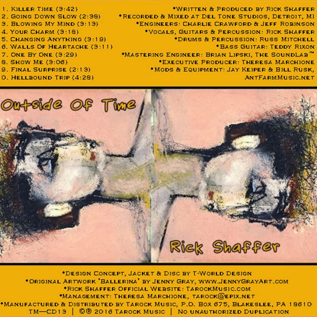 Rich Shaffer, Outside of Time, Music Review, Album Review, Music Blog, Music Magazine,