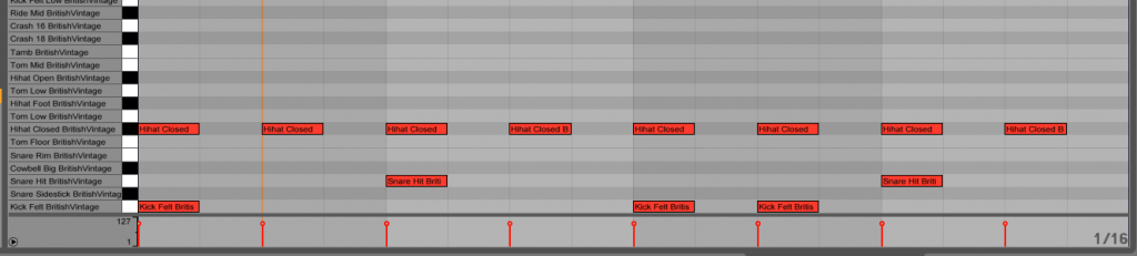 01. A basic drum pattern