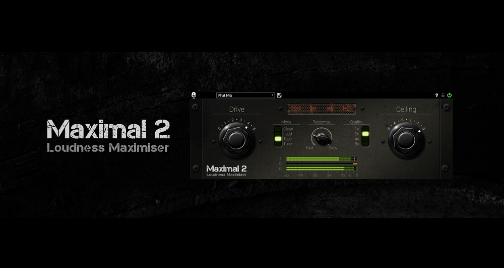 Maximal 2, Venomode, Music Tech, Music Software, Music Production, Musicians, Maximiser, Limiter, Producers, Affordable Music Software, Music Tech Review, Music Tech Blog,